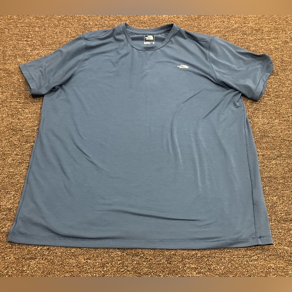EUC Men's XL The North Face Blue T-Shirt SS casual active athletic top